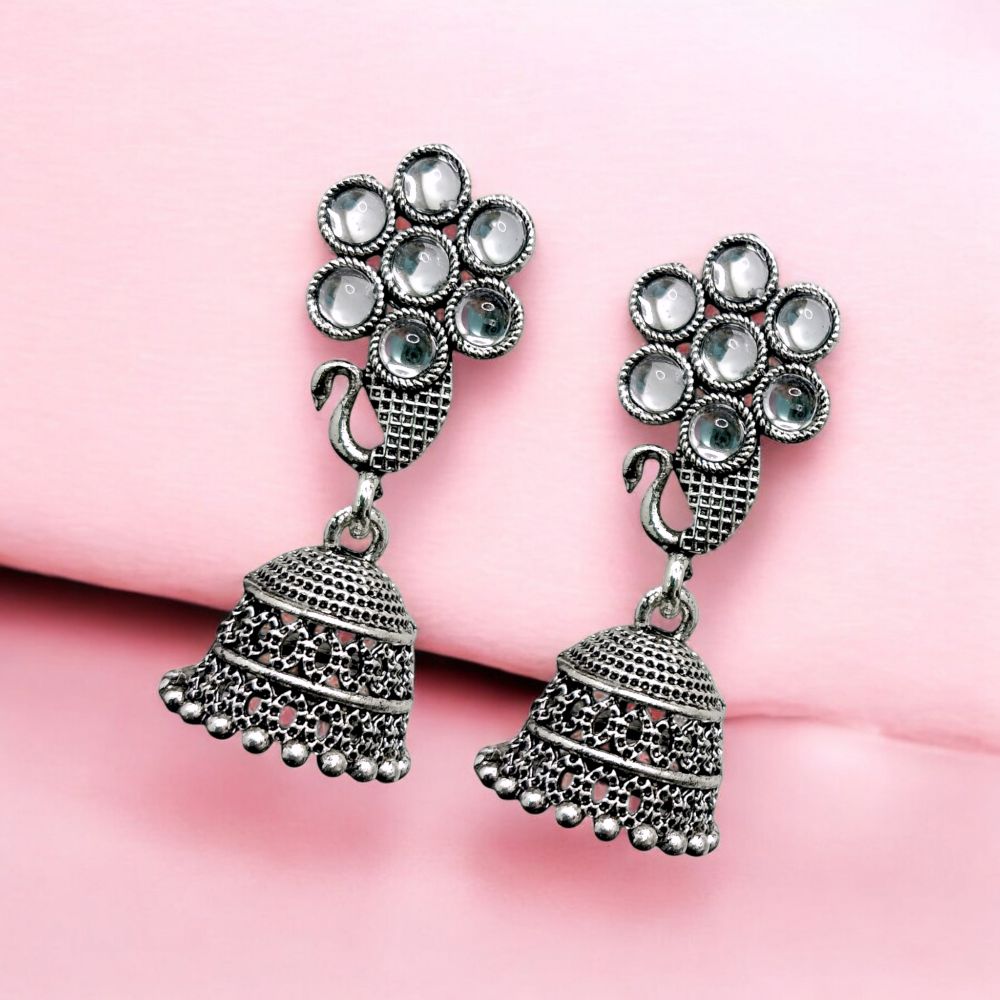 Set of 9 Premium Designer Earrings – Jhumkas & Studs