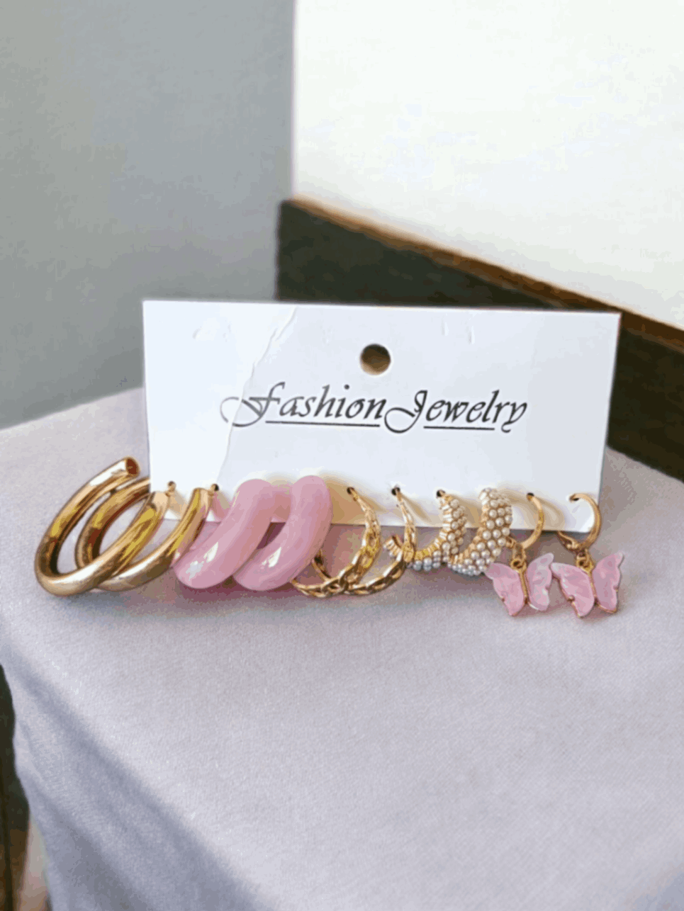 Dreamscape Set of 10 Pairs of Korean Earrings