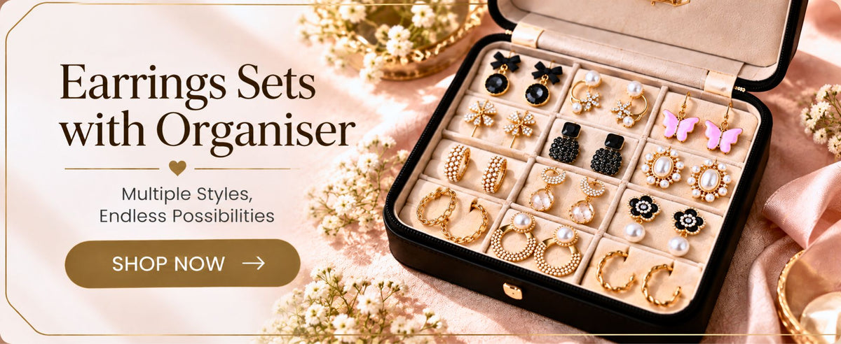 Earrings set With Organizer