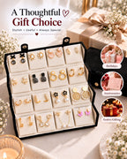 Jwelric 16 Pairs Korean Earrings Set for Women | Stylish Earrings Combo for Daily Wear & Parties