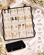 Jwelric 16 Pairs Korean Earrings Set for Women | Stylish Earrings Combo for Daily Wear & Parties