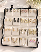 Jwelric 16 Pairs Korean Earrings Set for Women | Stylish Earrings Combo for Daily Wear & Parties