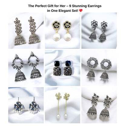 Premium Designer Earrings – Jhumkas, Pearls & Studs